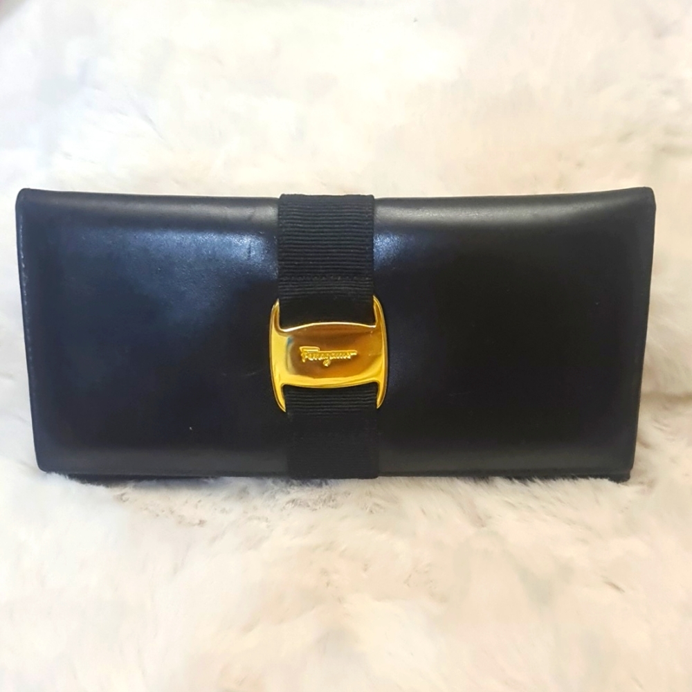 Authentic Salvatore Ferragamo long wallet
